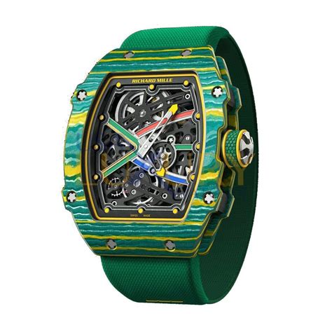 green richard mille watch|richard mille wayde van niekerk.